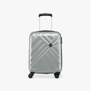 Safari Pentagon Pro 8 Wheels Spinner Checkin Trolley Bag, Hard Case Polypropylene 360º Wheeling Luggage for Men & Women, Suitcase Bag for Travel, Cyan, 65 cm, Medium Size