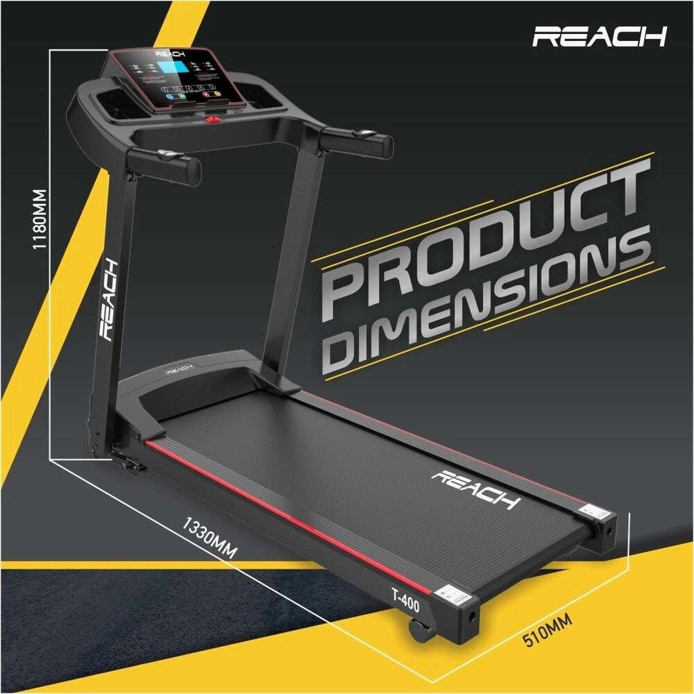 Lifelong 4.5HP Motorized Treadmill for Home | Manual Incline 12% | Foldable Handle Treadmill