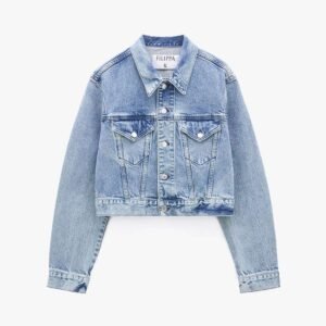 Aarika Women’s Denim Standard Solid Jacket