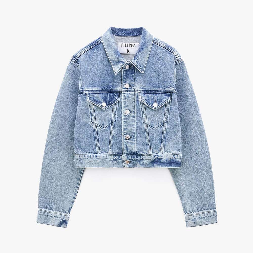 Aarika Women's Denim Standard Solid Jacket