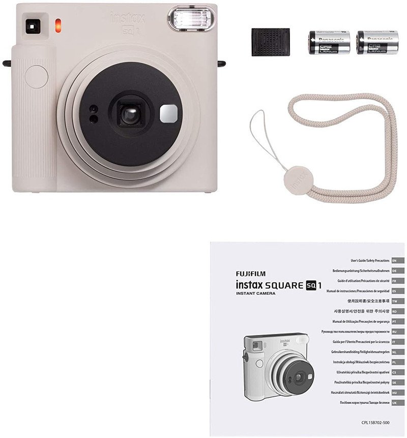 FUJIFILM Instax Instax Square SQ1 Instant Camera (Black, White)